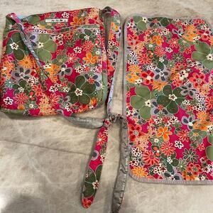 Ju-Ju-Be  perky perennials Crossbody Purse Diaper Bag